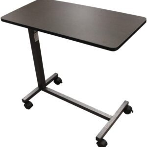 Mesa Auxiliar Para Cama Ajustable Acero Rodante