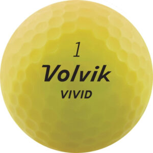 Volvik Nuevas Bolas De Golf Vivid: Amarillo Mate, Docena