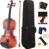 Violín Mendini By Cecilio 4/4 Full Size Mv300, Satín Antiguo