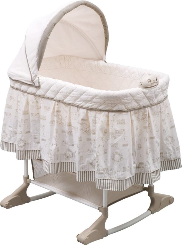 Cuna Moisés Para Bebe Con Música Sonido Hogar - Image 2