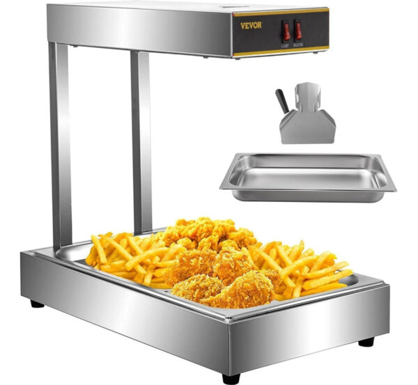 Estacion Lampara Calentadora  Comida Frita Papas Pollo Msi