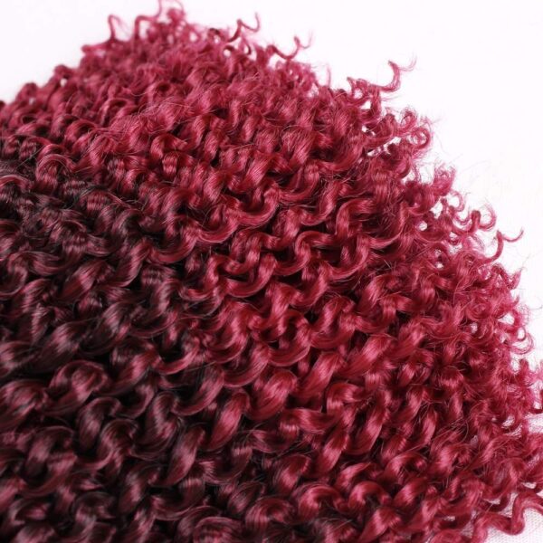 Marlibob Crochet Braids Hair Extensions 6 Packs/lot 8'' Burg - Image 8