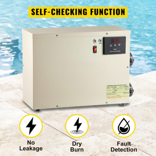 Calentador Agua Electrico Piscina Spa Hidromasaje 240v Msi - Image 5