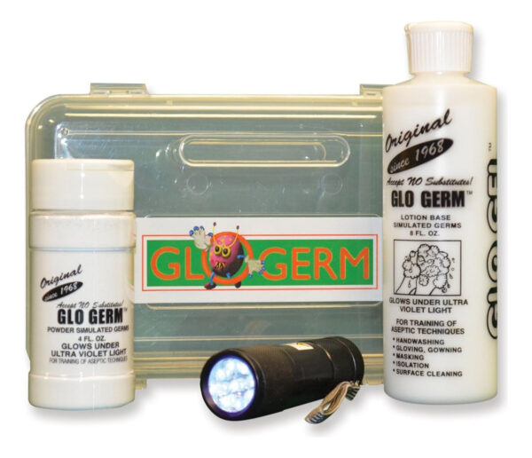 Kit De Experimento Glo Germ Gel De 8 Onzas Polvo De 1.9 Oz