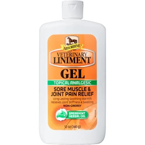 Absorbine - Linimento veterinario en gel, frotación analgésica tópica para el alivio del dolor muscular, dolor de articulaciones y artritis, presentación de 12 onzas