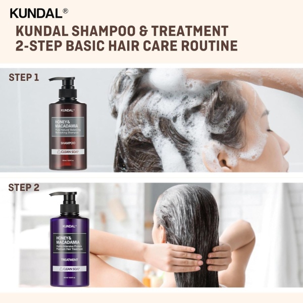 KUNDAL Juego de champú y acondicionador natural para el cabello [aroma a jabón limpio] – Nutritiva, fortalece, repara el cabello - Image 6
