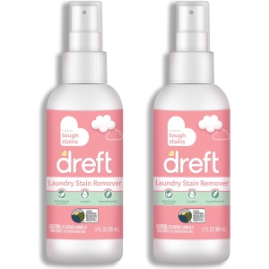 2 Pack Dreft Removedor de manchas para ropa de bebé, sin fragancia e hipoalergénico, removedor de manchas para bebés