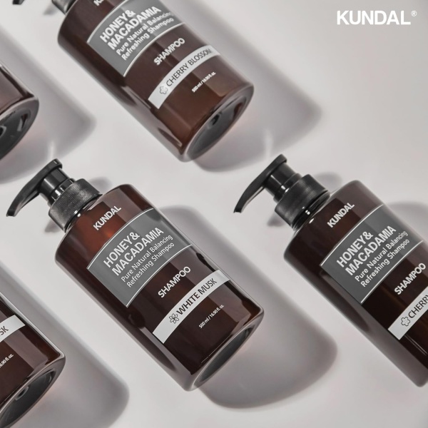 KUNDAL Champú y acondicionador natural para el cabello 16.9 fl oz  (almizcle blanco) - Image 2