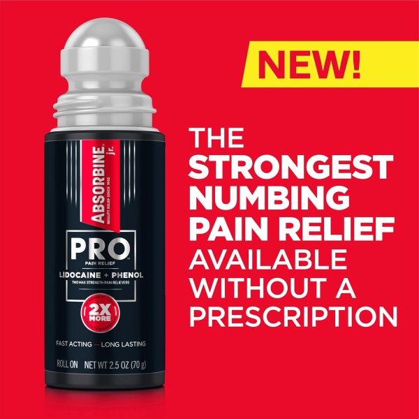 ABSORBINE JR. PRO - Lidocaína enrollable de máxima fuerza para aliviar rápidamente el dolor nervioso y muscular - Image 2