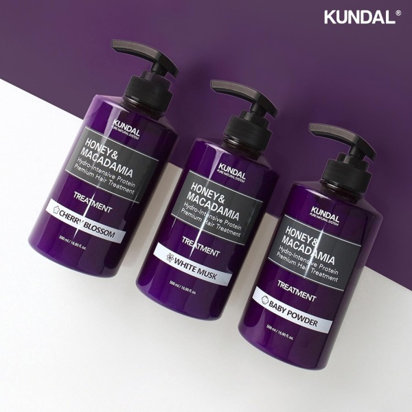 KUNDAL Champú y acondicionador natural para el cabello 16.9 fl oz  (almizcle blanco) - Image 3