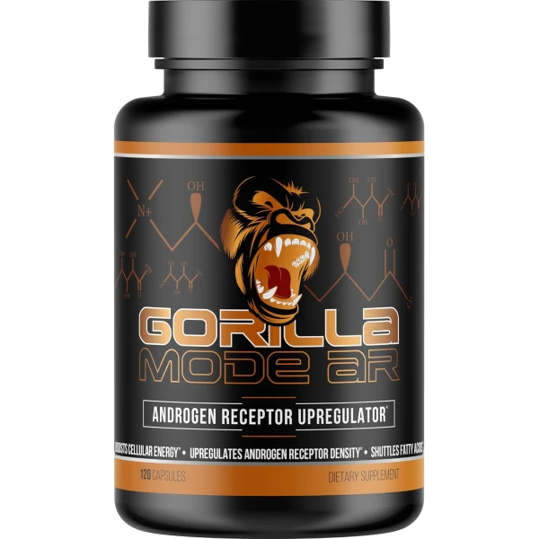 Gorilla Mode AR Carnitina 750mg Cápsulas – Receptor de andrógenos Upregulator / Aumenta la energía celular