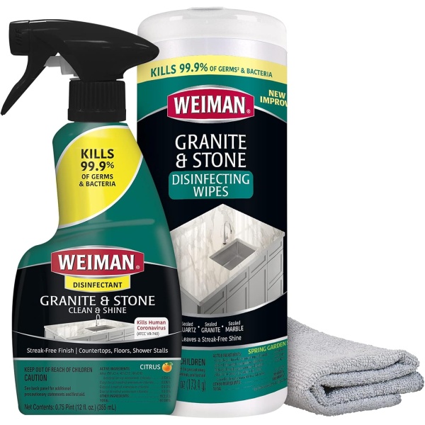 Weiman Kit limpiador de granito desinfectante