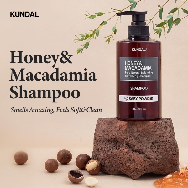 Kundal Honey&Macadamia Hydro-Intensive Protein Premium Nature Hair Shampoo [English Rose] Sin sulfato - Image 3