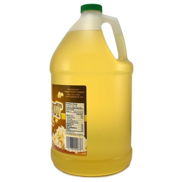 Snappy Palomitas de maíz de 1 galón de aceite de cacahuete puro, sin color añadido, 128 onzas líquidas - Image 3