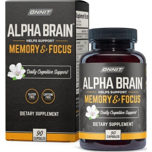 Onnit Alpha Brain (90 ct) – Más de 1 millón de botellas vendidas – ORIGINAL IMPORTADO (No Chino)