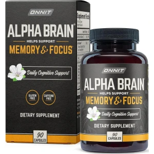 Onnit Alpha Brain (90 ct) – Más de 1 millón de botellas vendidas – ORIGINAL IMPORTADO (No Chino)