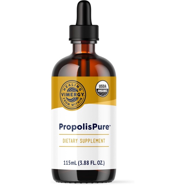 Vimergy PropolisPure® – Apoya la salud inmune y respiratoria* – Beneficios para la salud oral* – Certificado orgánico USDA