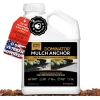 DOMINATOR Mulch Anchor - Pegamento de mantillo y estabilizador de grava de guisantes, listo para usar, dura hasta 2 años