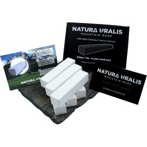 Natura Uralis Belgorod - Tiza comestible aserrada de alta calidad, 7 onzas, barras de tiza de grado alimenticio, color blanco