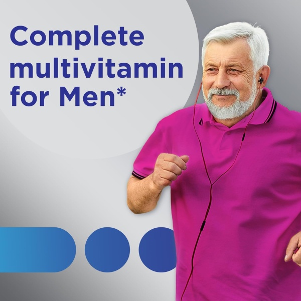 Centrum Silver Men's 50+ Multivitamínico con vitamina D3, vitaminas B, zinc para memoria y cognición, 200 tabletas - Image 3