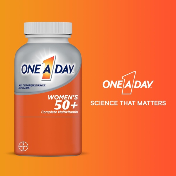 One A Day Tableta multivitamínica para mujeres con más de 50 multivitamínicos para mujeres con vitamina A, C, D, E y zinc para apoyo a la salud inmunológica* - Image 4