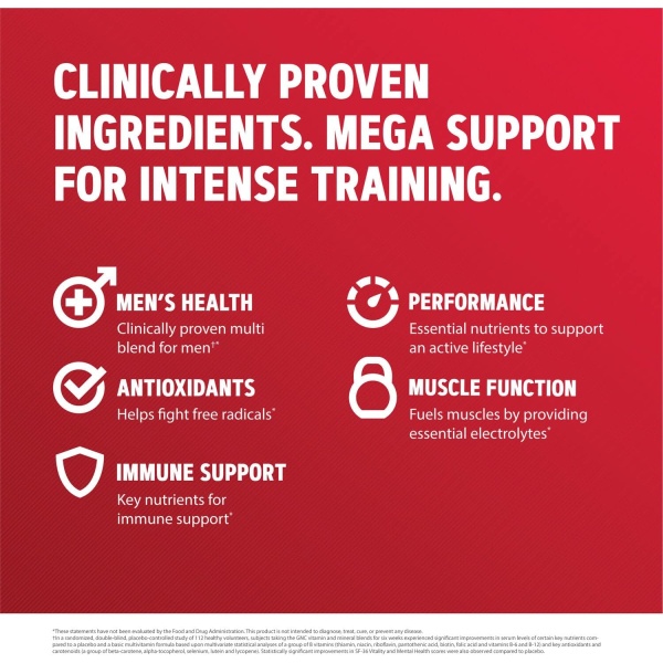GNC Mega Men Sport Multivitamínico | Rendimiento, función muscular y salud general | 180 unidades - Image 5