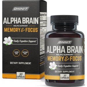 ONNIT - Suplemento para el cerebro en cápsulas Alpha Brain