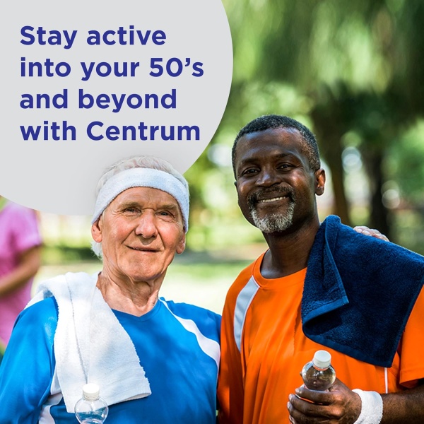 Centrum Silver Men's 50+ Multivitamínico con vitamina D3, vitaminas B, zinc para memoria y cognición, 200 tabletas - Image 12
