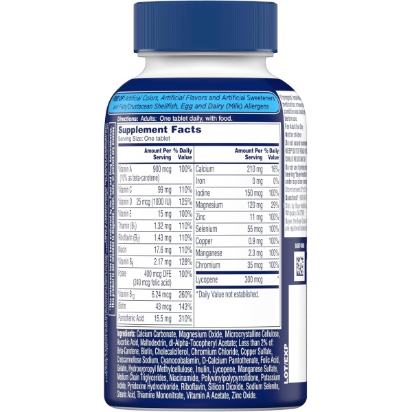 One A Day Suplemento multivitamínico para hombre con vitamina A, vitamina C, vitamina D, vitamina E y zinc para apoyo a la salud inmunológica - Image 8