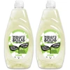 Molly's Suds Jabón líquido para platos | Ingredientes limpios y simples | Potencia de fregado extra | Aroma cítrico, 24 onzas – Paquete de 2