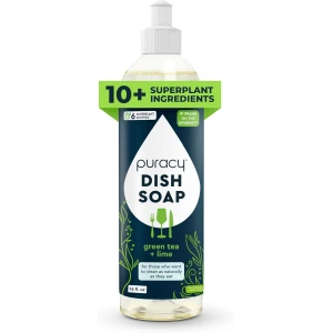 puracy líquido Plato de jabón – sulfate-free Lavado Detergente natural – té verde & Lime, PDS16, 1, 1
