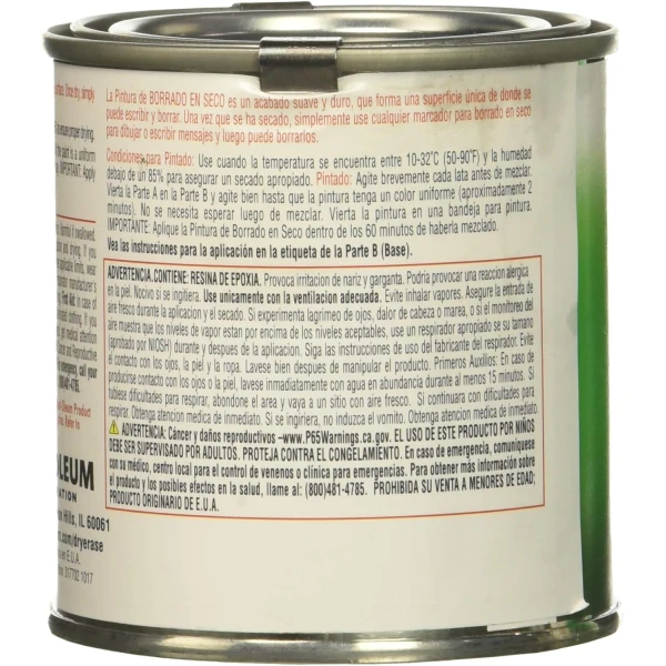 Rust-Oleum 241140-2PK - Kit de pintura especial de borrado en seco, blanco, 16 onzas líquidas - Image 3