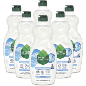 Seventh Generation Líquido de jabón de plato libre libre, 114 fl oz  Salud y Hogar