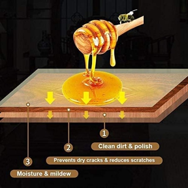 2 PACK Wood Seasoning Beewax,Multipurpose Natural Beeswax Wood Furniture Cleaner and Polish for Furniture, Floor, Tables, Cabinets - Image 3