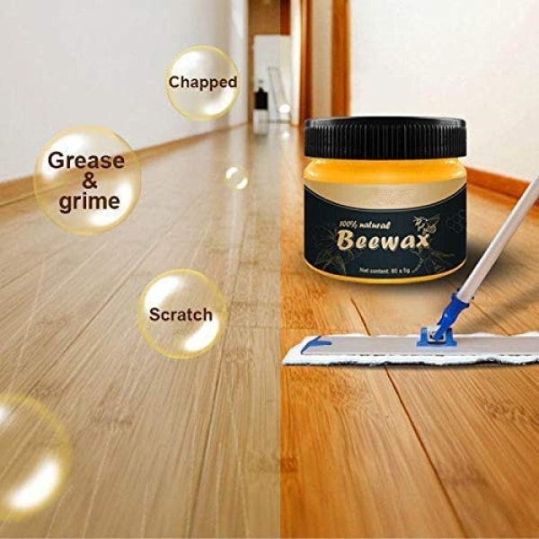 2 PACK Wood Seasoning Beewax,Multipurpose Natural Beeswax Wood Furniture Cleaner and Polish for Furniture, Floor, Tables, Cabinets - Image 7