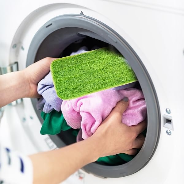 6 Pieces Microfiber Cleaning Pads Reveal Mop 16 to 18 inch Fit for Most Spray Mops and Reveal Mops Washable (16.5 x 5.5 inch) - Image 6