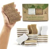 AIRNEX - Paquete de 24 esponjas naturales de cocina, biodegradables, compostables, celulosa y coco, esponjas ecológicas para platos