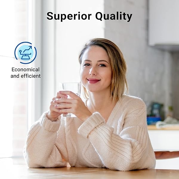 AQUA CREST AQF-FF08 Reemplazo para 4396841, Everydrop® Filter 3, EDR3RXD1, 4396710, Kenmore® 46-9083, 46-9030, filtro de agua para refrigerador, 2 filtros - Image 9