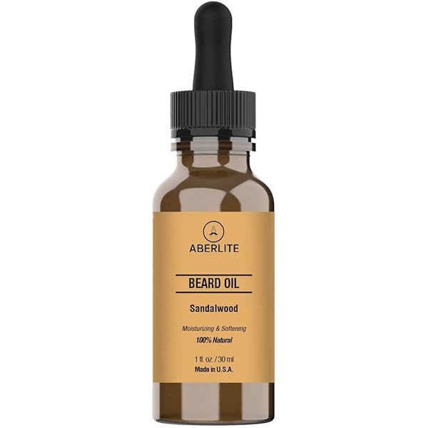 Aberlite Aceite de barba para hombres crecimiento y acondicionador de barba – Suaviza e hidrata