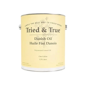Aceite danés probado y verdadero, galones, aceite de linaza polimerizado puro, acabado de madera, ideal para muebles, piezas rústicas y madera de imprimación para otros productos a base de aceite o