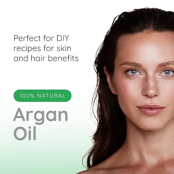Aceite de argán puro (15 onzas) | Utilizado para productos de belleza y salud, aceite para el cabello, crema para labios, tratamiento para el cabello y productos para el cuidado de la piel | Contenedor resellable - Image 3