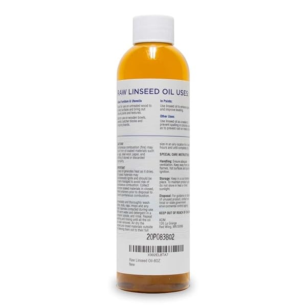 Aceite de linaza cruda, 236.59ml (8oz) - Image 3