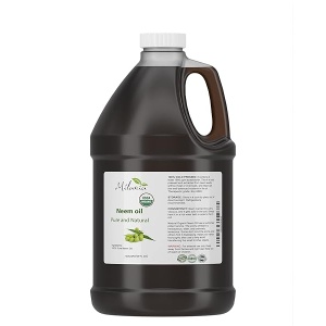Aceite de neem premium virgen, prensado en frío, 100% puro., 1 Galón