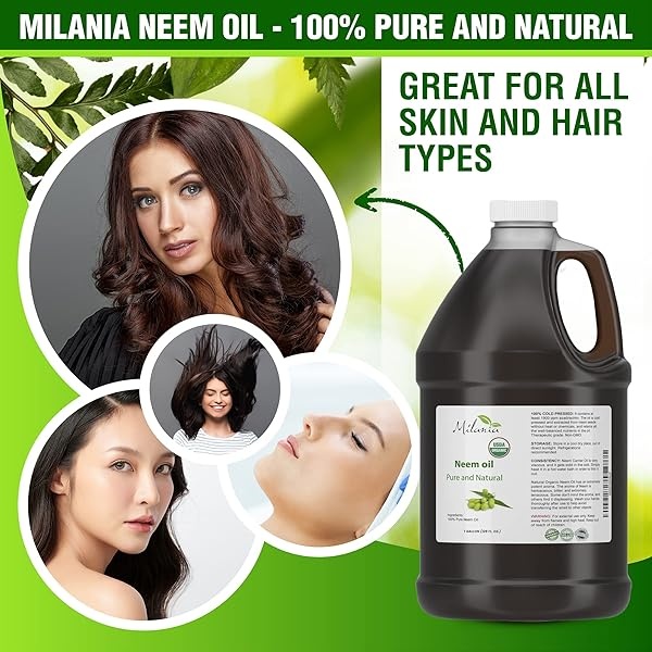 Aceite de neem premium virgen, prensado en frío, 100% puro., 1 Galón - Image 6