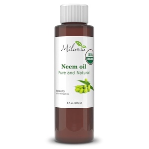 Aceite de neem premium virgen, prensado en frío, 100% puro, 8 FL. Oz.