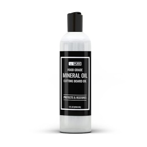 Aceite mineral puro, grado alimenticio, grado USP, para tablas de cortar, bloques de carnicero, encimeras, utensilios de madera (226 g)