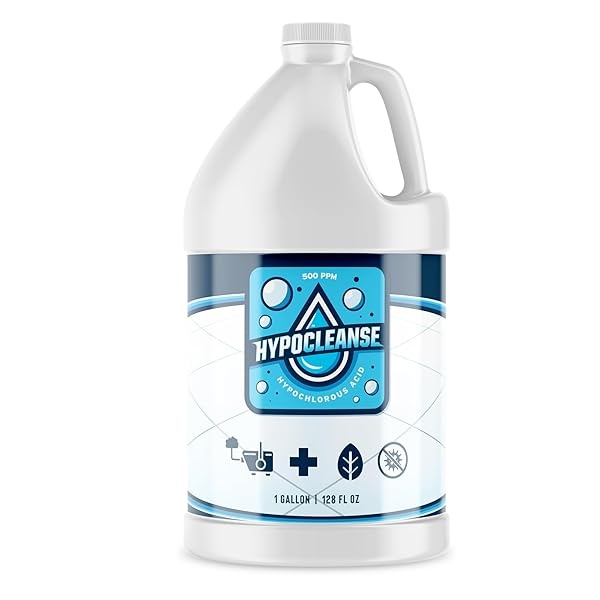 Ácido hipocloroso 500 PPM para dentistas y profesionales dentales (1 galón) todo natural no tóxico
