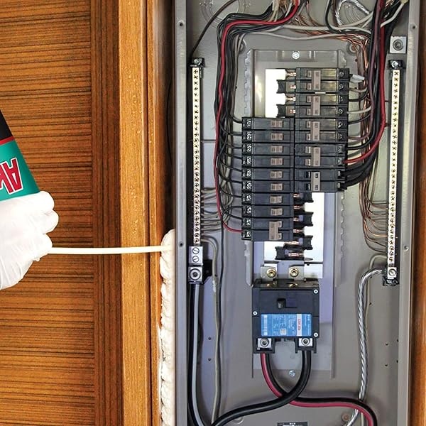 Akfix 805 - Sellador de espuma expandible de relleno de huecos (1 x 1 onzas), lata de aislamiento de espuma en aerosol de huecos y grietas, sellador impermeable con pajilla, espuma expandible de - Image 7