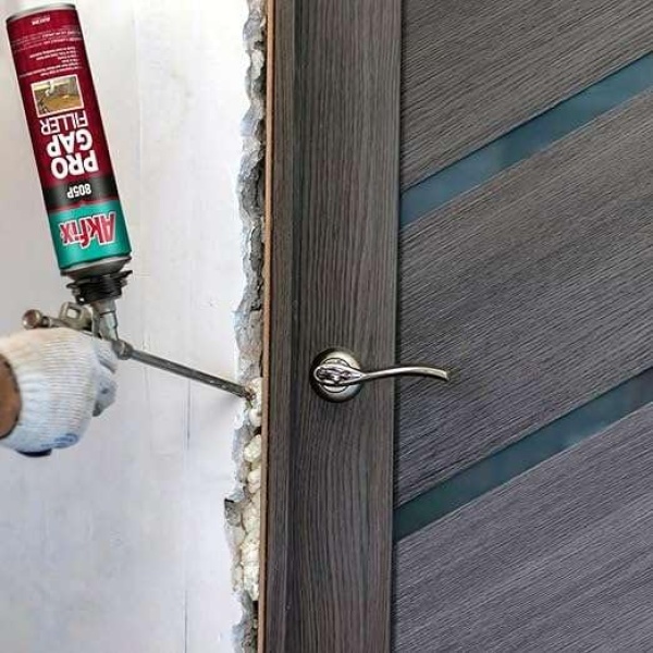 Akfix 805P PRO - Kit de llenado de huecos para ventanas y puertas, sellador de espuma aislante, relleno de espuma expansible, espuma de baja expansión para aislamiento acústico y térmico, uso de - Image 7