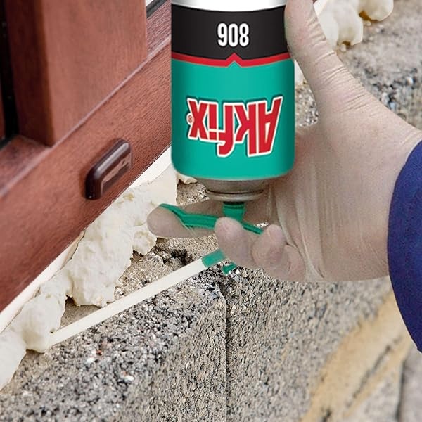 Akfix 806 - Lata de aislamiento de espuma en aerosol para puerta y ventana, sellador impermeable con pajilla, spray de aislamiento de espuma de poliuretano expandible para ventanas y puertas y grandes - Image 7